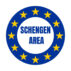 Schengen area symbol icon